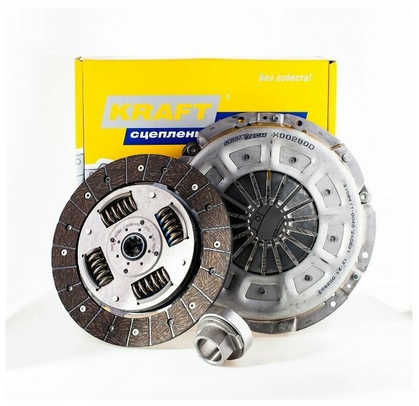 Сцепление Газель NEXT KRAFTTECH W00280D, Cummins 2.8, 280 мм 1 Сцепление Газель NEXT KRAFTTECH W00280D, Cummins 2.8, 280 мм