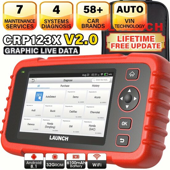 LAUNCH CRP123X V2.0 — диагностический сканер 1 LAUNCH CRP123X V2.0 — диагностический сканер